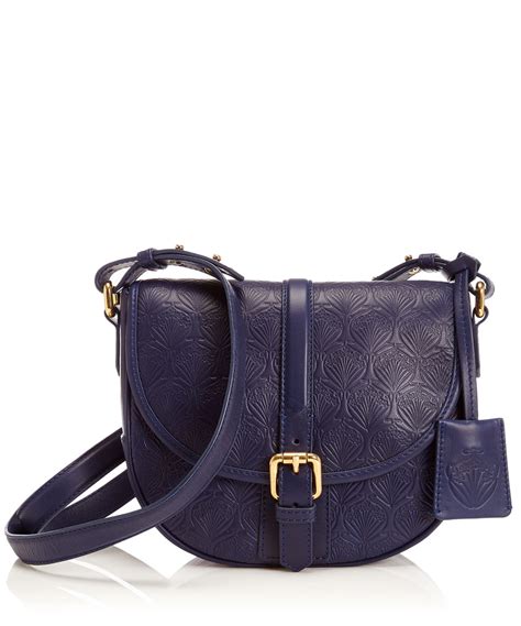 navy blue leather crossbody handbags